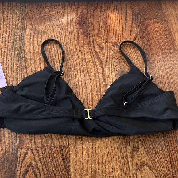 Wild Fable Black Bikini Top Size XL New with Tags - Picture 3 of 4